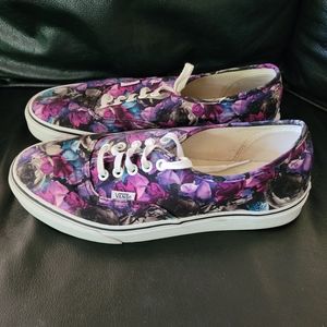 Women's size 10 flower print vans
